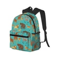 thumbnail image 2 of Lsque Cute Animals Classic Casual Backpack - Large Capacity Water-Resistant Backpack for School, Work, Travel, and Outdoor Activities, 2 of 8