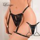 thumbnail image 2 of Bragas caladas de encaje para mujer, conjunto de ropa interior de lencería Sexy, tangas con perspectiva erótica, Tanga Sexy, lencería ajustable, 2 of 5