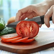 Hecef 3-piece Ceramic Knife Set with Blade Guards, Chef Vegetable Fruit Paring Knife