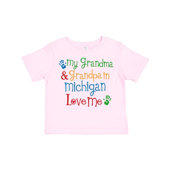 Inktastic Michigan Grandma Loves Me Boys or Girls Toddler T-Shirt