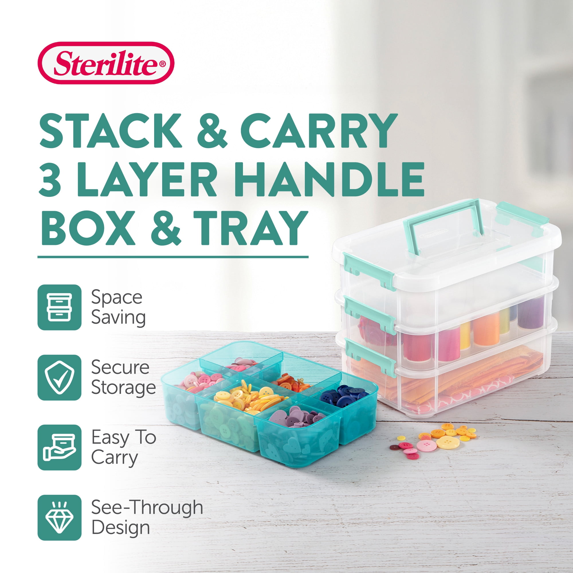 Sterilite 3-Tier Storage (6) | Storage chests for retail - Walmart