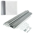 thumbnail image 1 of ALEKO Galvanized Steel Chain Link Fence 4 X 50 feet Complete Kit, 1 of 13