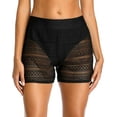 thumbnail image 3 of Charmo Womens Solid Mesh Swim Shorts High Waist Swimsuits Bottoms, 3 of 5