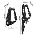 thumbnail image 2 of Hebilla de montañismo multifuncional para exteriores,cuchillo pequeño,martillo de seguridad,adecuado para uso en exteriores y automóviles, 2 of 2