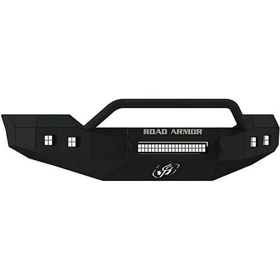 Road Armor SA4154B RDASA4154B 15-17 RAM 1500 REBEL FRONT SAHARA WINCH BUMPER PRE-RUNNER GUARD BLACK ROAD ARMOR