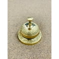 thumbnail image 2 of Maritime Treasures Solid Brass Classic Office Desk Bell with Traditional Art Work Loud Desk Office, 2 of 7