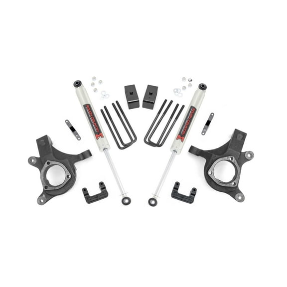Rough Country 5" Lift Kit w/M1 Shocks for 2007-2013 Chevy/GMC1500 2WD - 10840