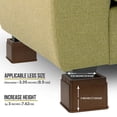 thumbnail image 4 of Levantadores de cama Utopia Bedding, paquete de 8 unidades, 7,5 cm, ajustables de 3 y 6 pulgadas, 4 of 8