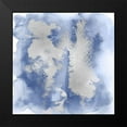 thumbnail image 2 of Riley, Bella 12x12 Black Modern Framed Museum Art Print Titled - Blue Mist with Silver II, 2 of 5