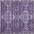 thumbnail image 6 of SAFAVIEH Wyndham Louise Medallion Wool Runner Rug, Purple, 2'3" x 11', 6 of 10