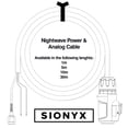 thumbnail image 2 of Cable electrónico SiOnyx Cable analógico y de alimentación de 10 m, 2 of 2