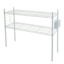 Organize It All Steel Etagere Adjustable Storage Shelves in White