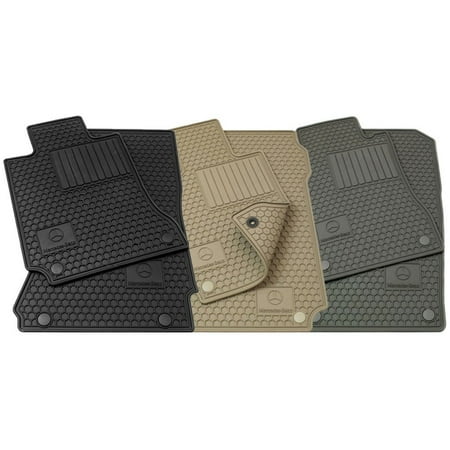 All Season Mats - Mercedes-Benz OEM All Weather Season Floor Mats 2007 to 2012 GL-Class (Set of 4) (Color:Grey)