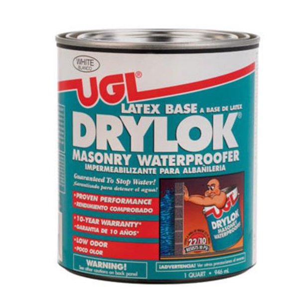 Drylok 27512 Masonry Waterproofer Paint, White, 1 Quart