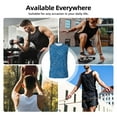 thumbnail image 7 of Kdxio Blue Star Print for Men's Muscle T-shirt,Sleeveless for Workout Running Athletic Gym Lounge Casual, 7 of 7