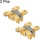 thumbnail image 4 of 2pcs Invisible Concealed Cross Hinges Wooden Doors, Zinc Alloy, 43 X36x12mm-YNP, 4 of 4