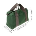 thumbnail image 2 of unbranded Technician Pouch with Multi Functional Design Dark Green 1Pcs, 2 of 8