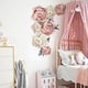 thumbnail image 2 of Vinilo decorativo de pared con peonías y rosas, autoadhesivo, de PVC. Murales artísticos de pared., 2 of 7