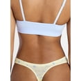 thumbnail image 2 of No Boundaries Women's Thong Panty Cotton, 1-pack, Sizes XS-XXXL, 2 of 4