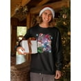 thumbnail image 2 of Christmas Cat Galaxy Sweatshirt Men -Smartprints Designs, Male XX-Large, 2 of 4