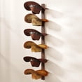thumbnail image 1 of Perchero de Pared para Sombreros Cowboy TIPSYTREE de Madera y Metal con 6 Ganchos, 1 of 9