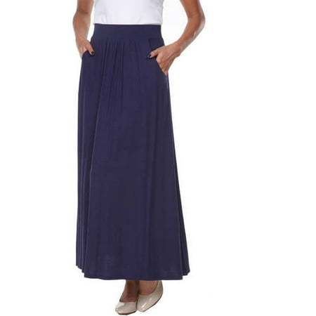 black maxi skirt walmart