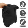 thumbnail image 3 of MasteelfCA 1Pc Tail Bag Rear Seat Bag Compatible with Motorcycle R1200GS R1250GS (Black), 3 of 7