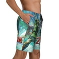 thumbnail image 3 of The Legend of Zelda Mens Swim Trunks Quick Dry Board Shorts with Mesh Lining, Hawaii Beach Shorts Swimwear Bathing Suits, 3 of 7