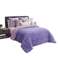 thumbnail image 1 of Cobertor Matrimonial Elefantito Bicolor Lavanda Color Morado Térmico, 1 of 6