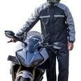 thumbnail image 7 of MNCEKFOD Two Piece Sets for Men Reflective Jacket Rain Suit with Trousers Cycling Motorcycle With Hood Casual Tracksuit Set Grey XXL, 7 of 7