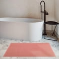 thumbnail image 4 of Cotton Paradise 100% Cotton 17x24 inch Non Slip Bath Mats for Bathroom, Soft Absorbent Quick Dry Machine Washable Floor Bath Mat, Coral, 4 of 8