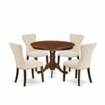thumbnail image 2 of East West Furniture Dining Room Set Mahogany, HLGA5-MAH-32, 2 of 6