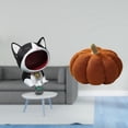 thumbnail image 2 of Estatua de gato con forma de cuenco para llaves, entrada, dibujo de calabaza, juguete de resina, adorno suave, adecuado para salas de estar, dormitori, 2 of 8