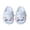 M126 Blue, variant on Summer Toddler Kids Lightweight Classic Clogs Swivel Ankle Strap Resistant Print Sandals Breathable Footwear Cute Eva Water Shoes Size 18-24 Months Blue