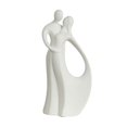 thumbnail image 2 of Abstract Couple Statue Minimalist Hugging Decorative Ornament Nordic Sculpture Lover for Bookshelf Table Cafe Office A, 2 of 8