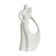 thumbnail image 2 of Estatua de pareja, figura de pareja de amantes, escultura decorativa coleccionable de abrazos para A, 2 of 9