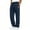 *Navy, variant on VBVC Men's Drawstring Side Slit Sweatpants with Pockets , Fall Wide Leg Jogger Trousers For Men, *Blue , Large