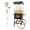 Black, variant on Holaki 16 oz Popcorn Machine with Cart, Commercial Popcorn Maker, Stainless Steel Kettle, Makes up to 32 Cups, 3-Switch Control for Home Movie Theater, Red