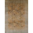 thumbnail image 1 of Ahgly Company Indoor Rectangle Mid-Century Modern Brown Oriental Area Rugs, 8' x 12', 1 of 6