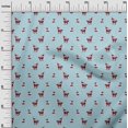 thumbnail image 3 of oneOone Polyester Spandex Light Blue Fabric Animal Fabric For Sewing Printed Craft Fabric By The Yard 56 Inch Wide, 3 of 5