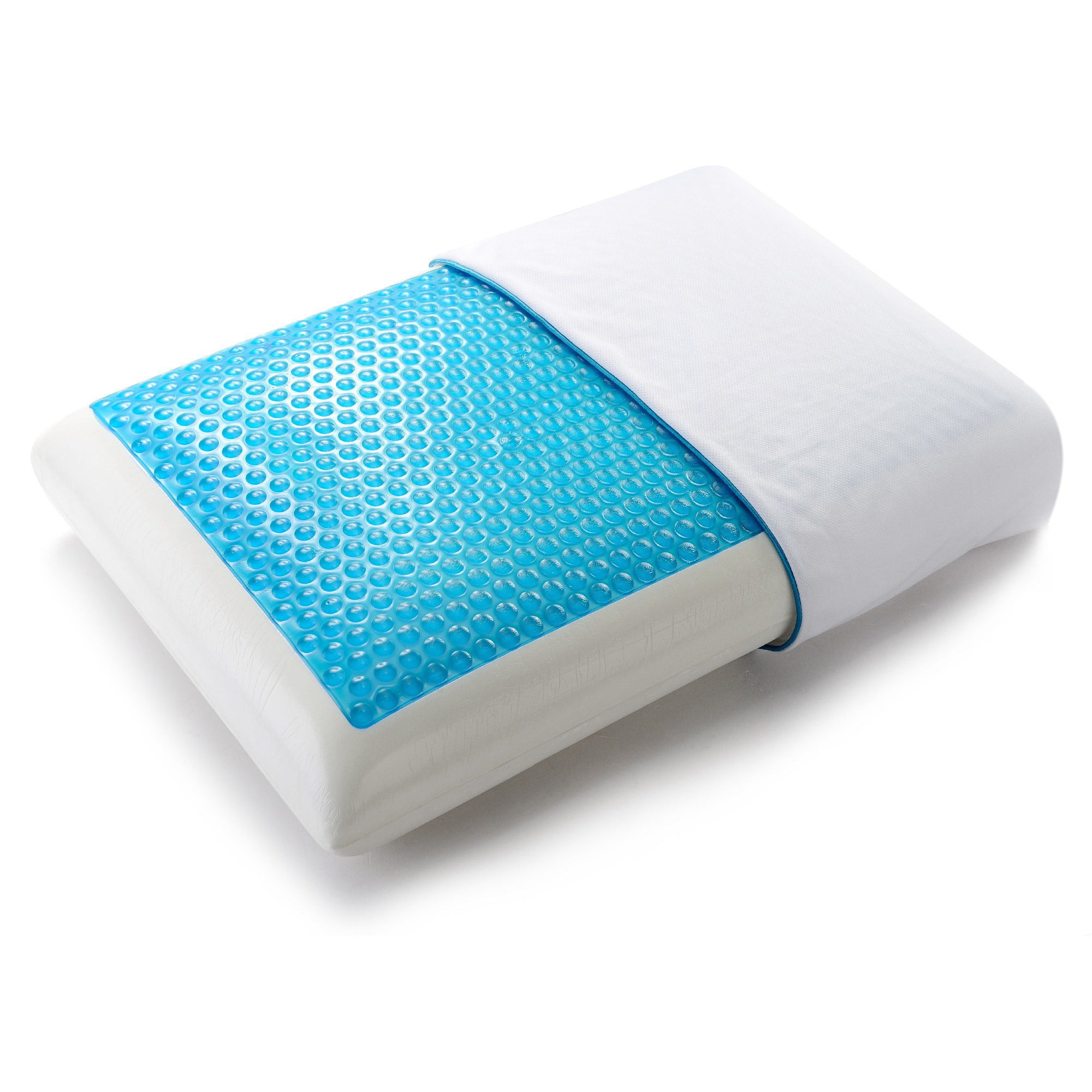 cheer collection memory foam cooling gel pillow