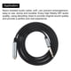 thumbnail image 4 of Cable de audio auxiliar estéreo HiFi macho a hembra de 6 pies 1/4" TRS, 4 of 4