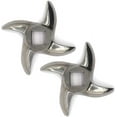 thumbnail image 1 of 2 Pcs #12 Meat Grinder Blade Stainless Steel Knife Cutter Replacement for Grinders, Please check the size and shape, 1 of 5