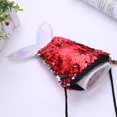 thumbnail image 4 of Bolsa Monedero de lentejuelas con cola de pez para niños y niñas, bandolera, cartera de hombro (rojo) Tmvgtek Para estrenar, 4 of 9