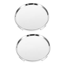 2 Pcs Seat Door Lock Wheel Cap Center Cover Hub Modification