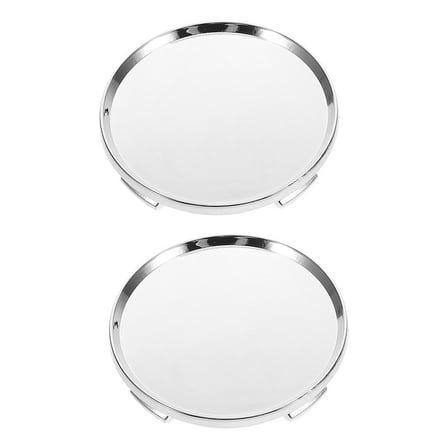 2 Pcs Seat Door Lock Wheel Cap Center Cover Hub Modification