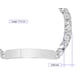 thumbnail image 2 of Pulsera de tejido chino Horoz con corazones 18cm Plata 925, 2 of 3