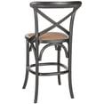 thumbnail image 4 of Safavieh Franklin X-Back Bistro Rustic Counter Stool with Footrest, 4 of 6
