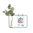 thumbnail image 1 of Oman National symbol Landmark Pattern Transparent Glass Hanging Vases Decoration Bottle, 1 of 2