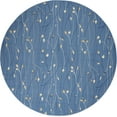 thumbnail image 2 of Nourison Grafix Transitional Botanical Light Blue 8' x ROUND Area Rug, (8' Round), 2 of 8